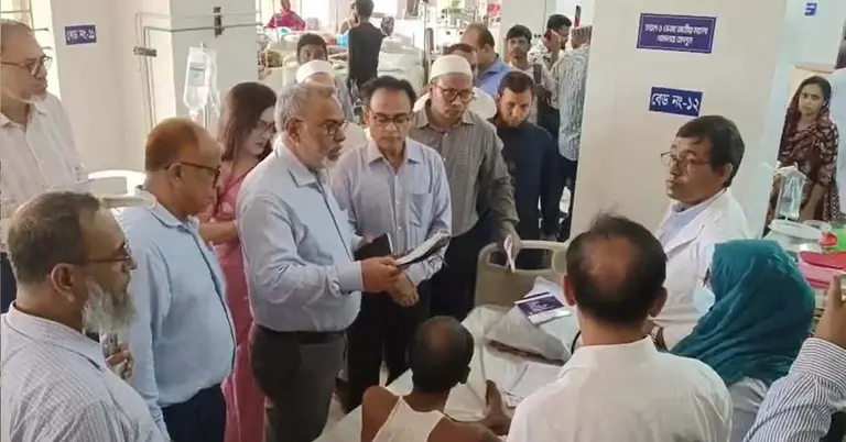 মানিকগঞ্জ মেডিকেল কলেজ হাসপাতালে পরিদর্শন